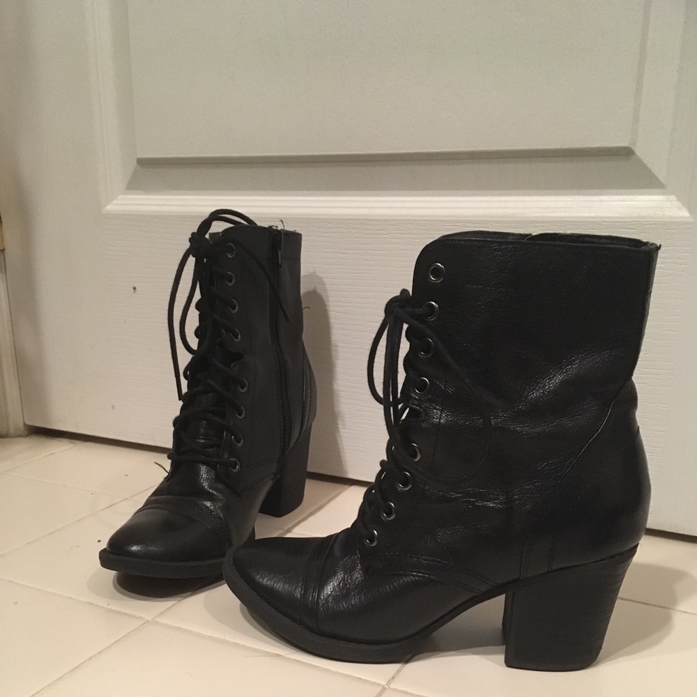Steve Madden Leather Ankle Boots
